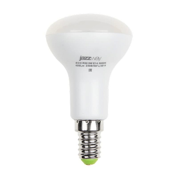 Лампа LED E14  R50 5W/840  230V зеркальная 400Lm  JAZZWAY